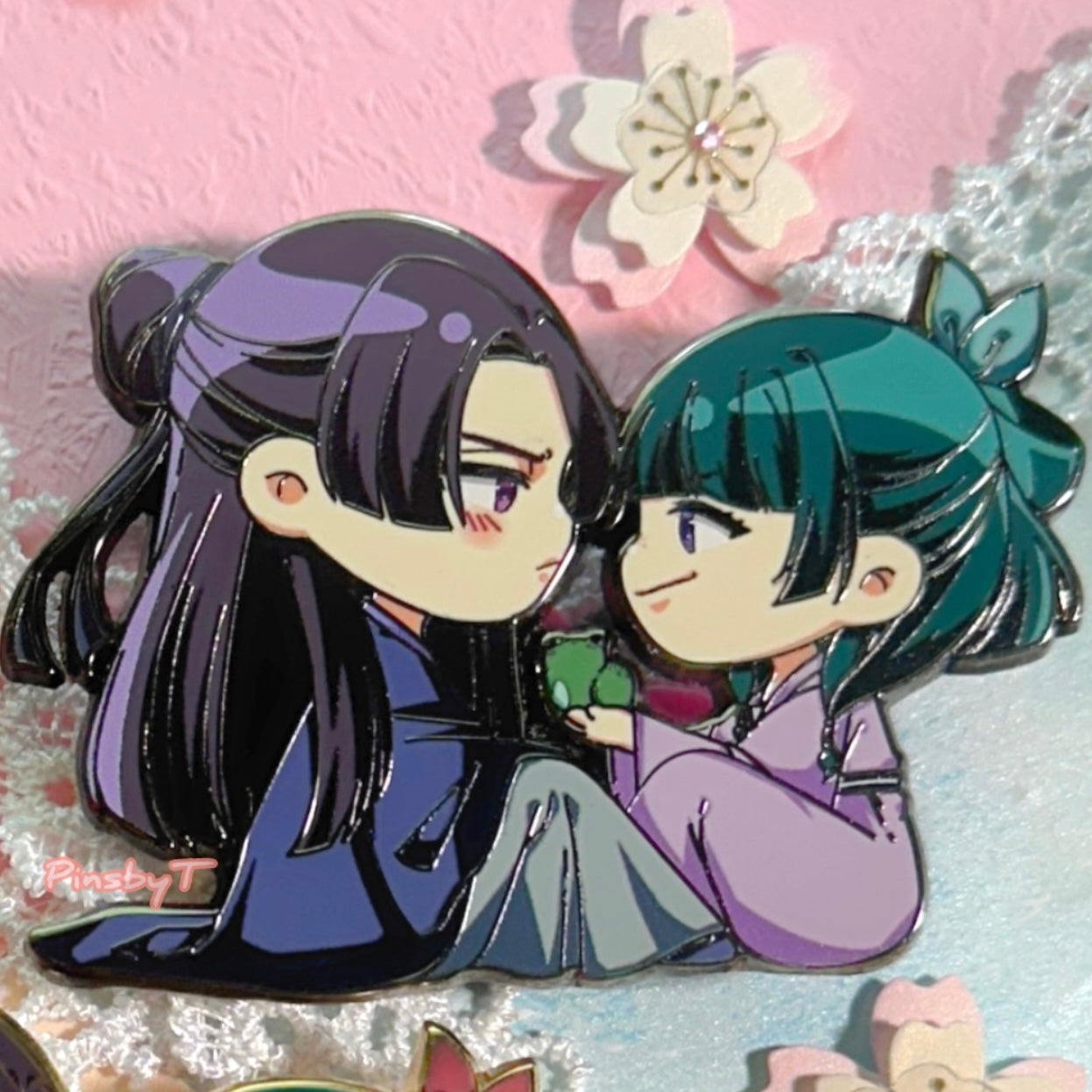 “…A frog?” J&M enamel pin