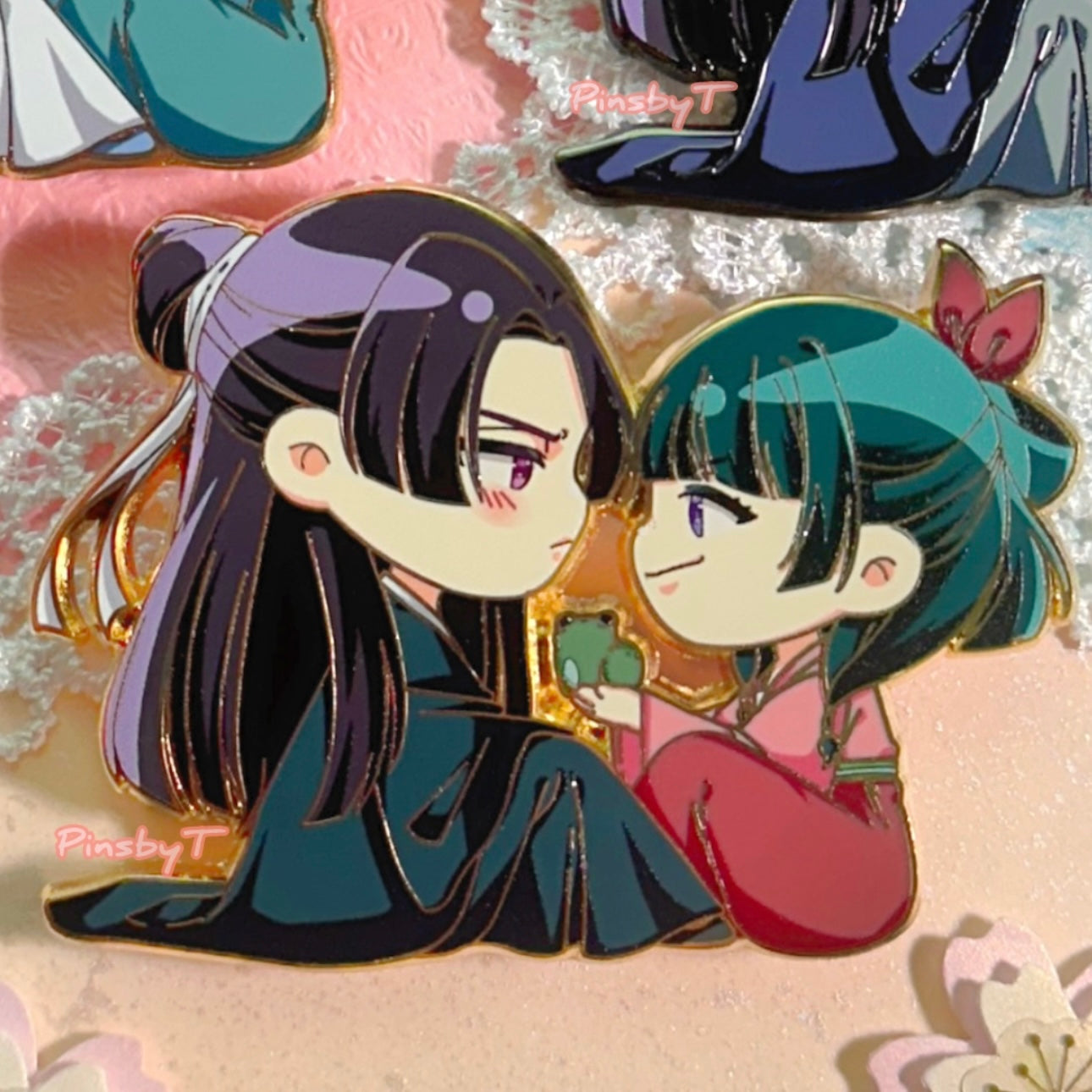 “…A frog?” J&M enamel pin