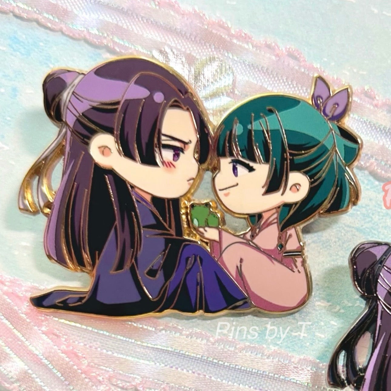 “…A frog?” J&M enamel pin